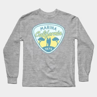 Marina California 1975 Surfer Long Sleeve T-Shirt